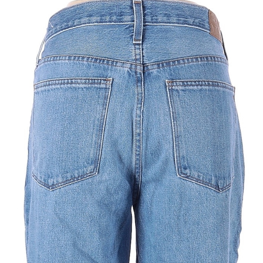 Madewell Slouchy Boyjean 29 High Rise Straight Leg Light Wash - Picture 4 of 10